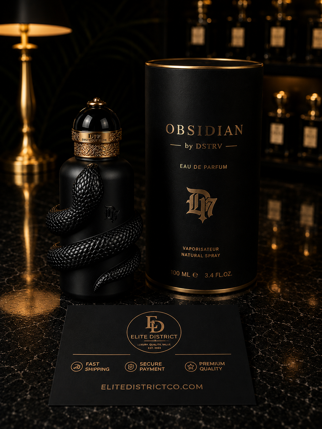 OBSIDIAN by DSTRV — 100ML — PRE ORDER (OFFICIAL)