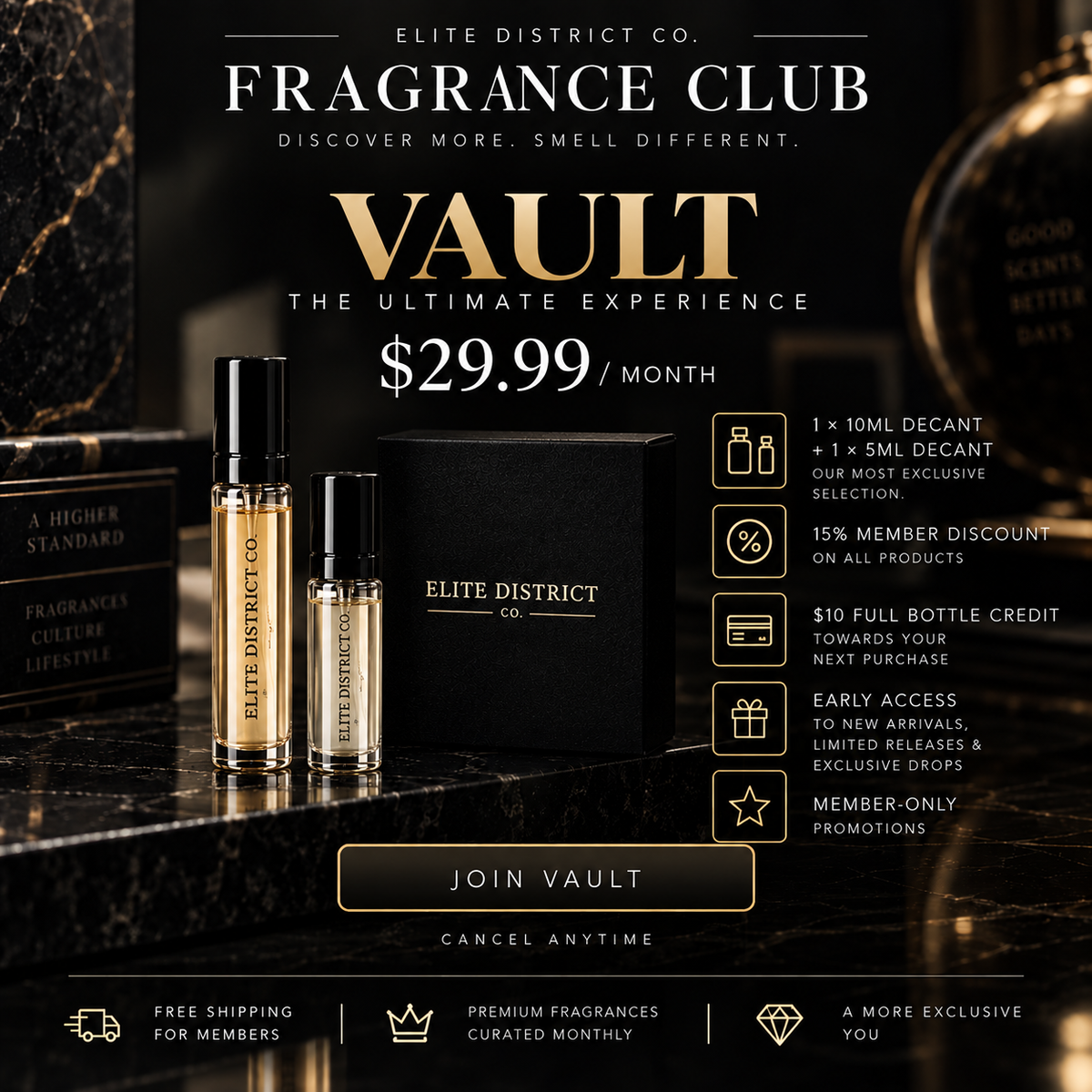 Elite District Fragrance Club — Vault