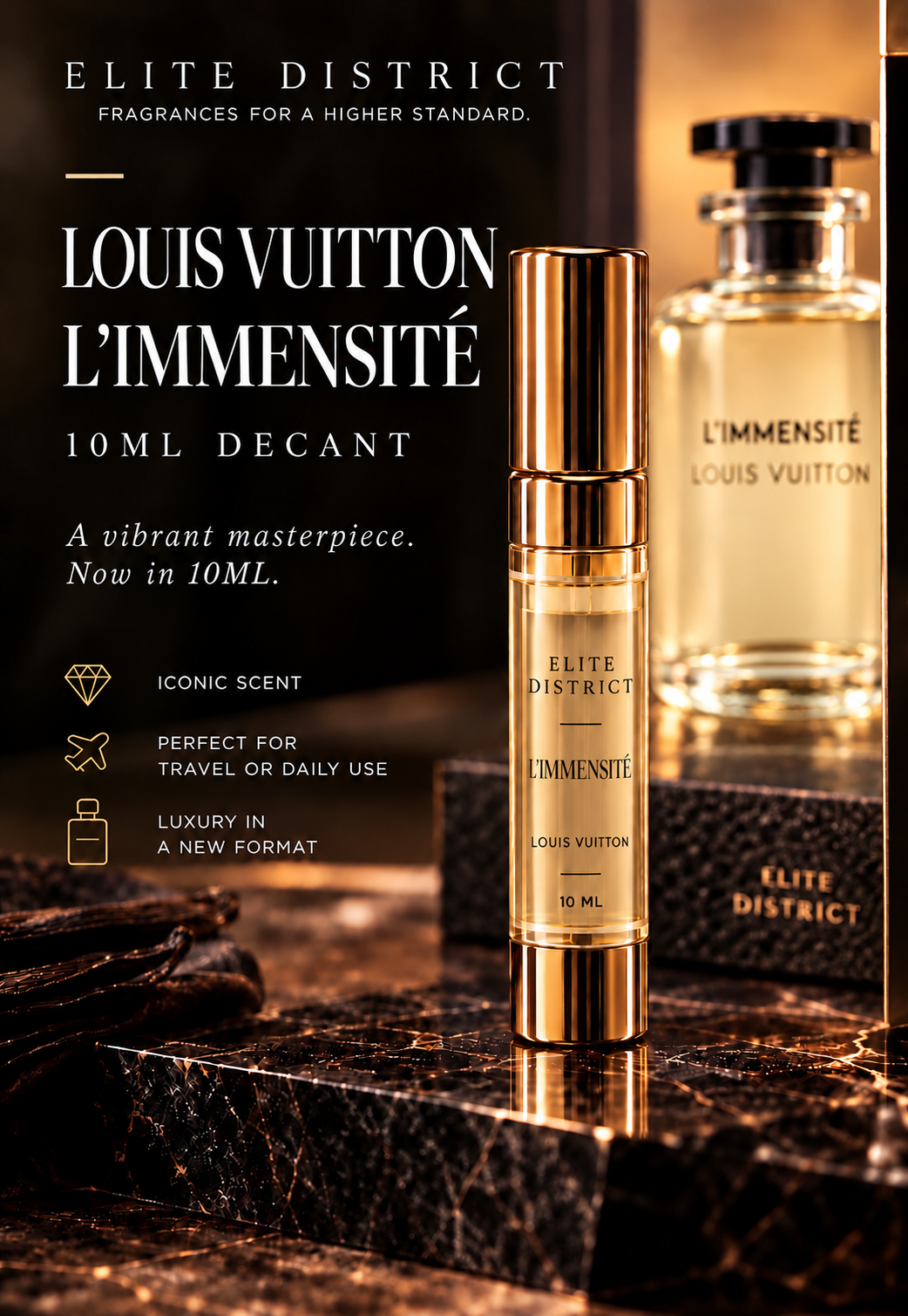 Louis Vuitton L’Immensité — 10 ml Luxury Decant | Elite District