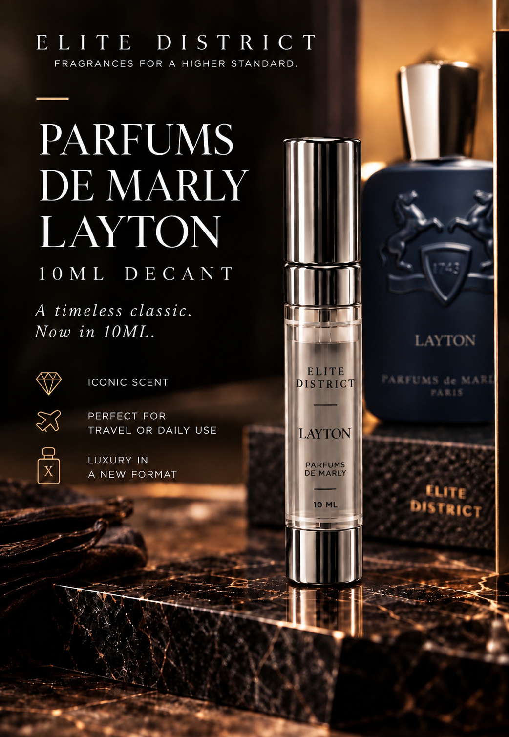 Parfums de Marly Layton 10ml Decant - Elite District