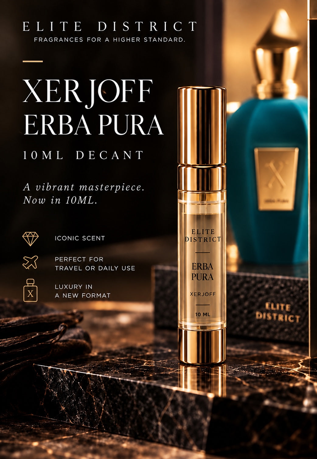 Xerjoff Erba Pura 10ml Decant - Elite District